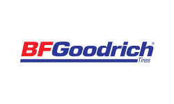 A logo of bf goodrich tires